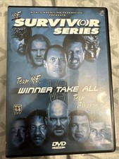 WWF Survivor Series 2001 Winner Take All DVD The Rock Stone Cold RARE OOP