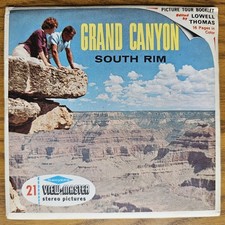 Vintage Grand Canyon South Rim Arizona View Master 3 Reel Set Book Packet A361