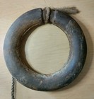 Antique Large 19th Century American Cast Iron - Hitching Post Ring - 10"Dx2"H