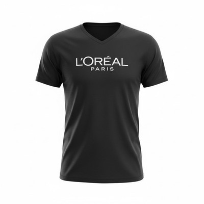 Loreal Paris Vintage 90s T-Shirt XL Makeup Studio Black New Old Stock NOS Dead