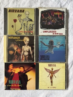 NIRVANA Collection! 6 CD lot - Nevermind, In Utero, Insecticide, MTV Unplugged
