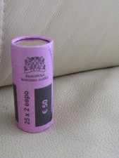 Bulgaria: Roll-25 piеces of 2 euro UNC Condition
