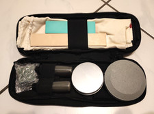 Messer- und Axt Pflegeset, inkl. Molle Tasche SCHWARZ