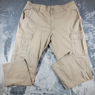 Wrangler Five Star Heritage Relaxed Fit Cargo Pants Tan Khaki 40x30 NWT Stretch