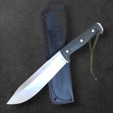 Joker Nomad 6.5 Fixed Knife 6&frac34;&Prime; Full Tang Bohler N695 Steel Blade Micarta Handle