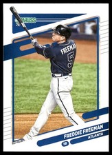 Freddie Freeman 2021 Donruss #96 Braves MLB READ FREE SHIPPING AutographDen