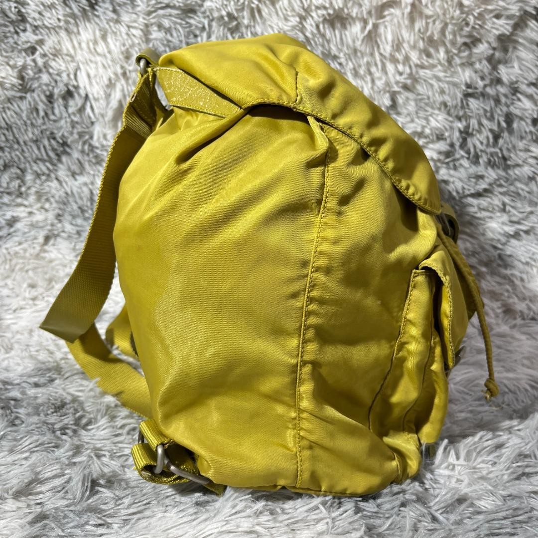 PRADA Nylon Rucksack Backpack Triangular Plate Us… - image 5