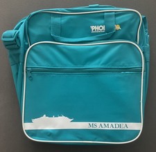 Borsa a tracolla da viaggio Phoenix turchese bianca MS Amadea nuova
