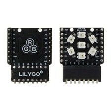 Mini WS2812 RGB LED Expansion Board with 7 Circular LEDs Compatible with MINI D1