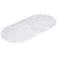Habitat PVC Pebbles Bath Mat Clear Open Box Anti-Slip Machine Washable