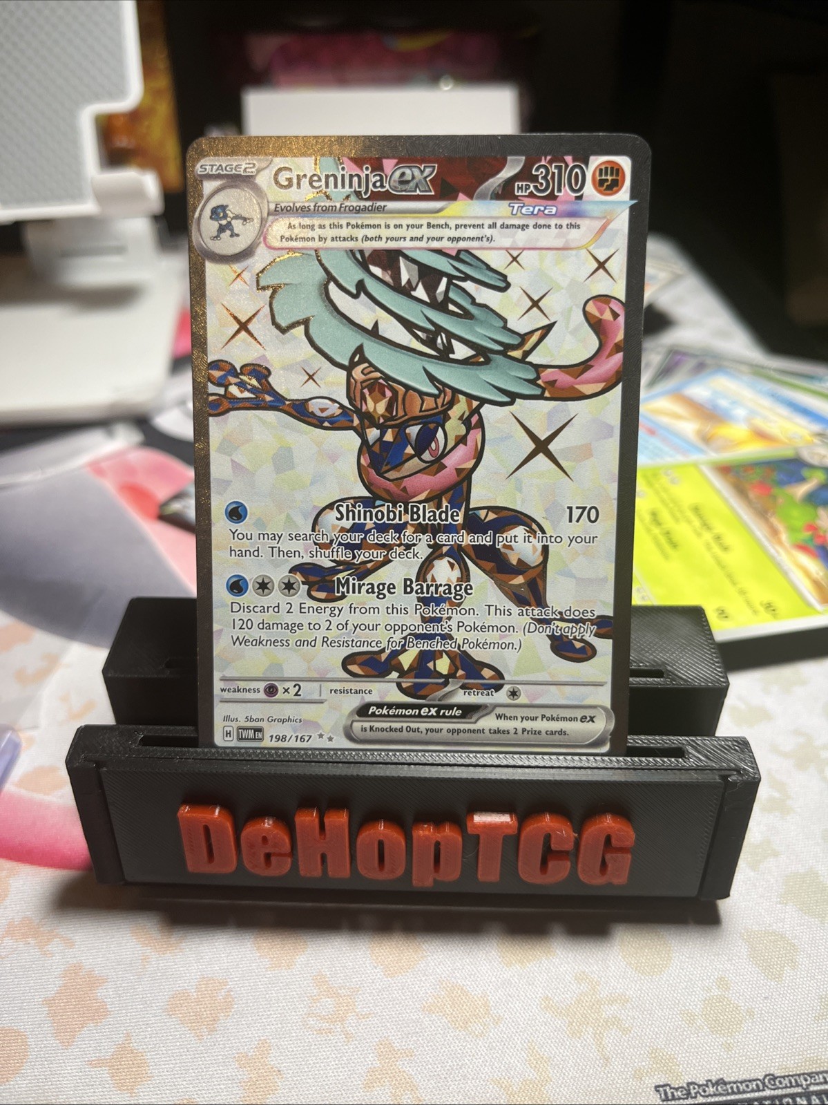 Greninja EX 198/167 Twilight Masquerade Ultra Rare
