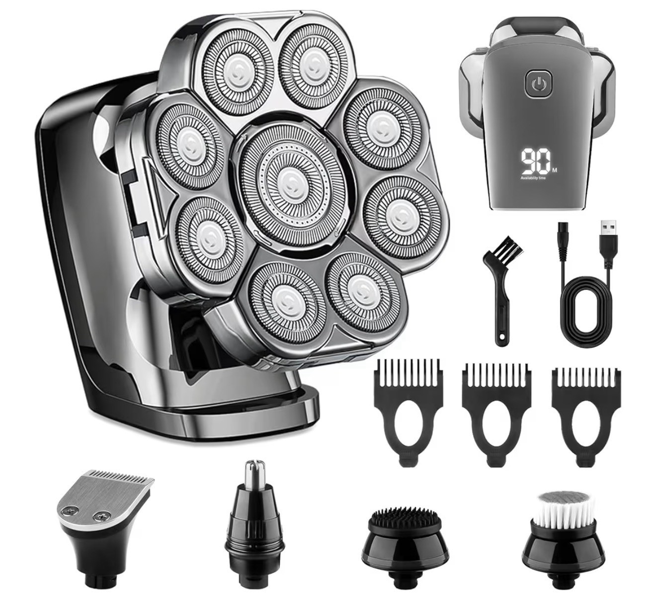 5-in-1 Grooming Kit Wet Dry Usb Rechargeable
