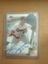 2020 Topps Finest - Finest Autographs Austin Riley #FA-AR (AU)