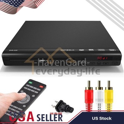 1080p DVD Player All Region Free DVD CD USB Player with AV+RCA Output US