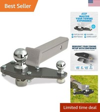 Enhanced Sway Control Ball Mount Adapter for Trucks - 2 Inch, Effortless Setup