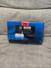 Pyle Auto 4-Channel Marine Amplifier - 200 Watt RMS 4 OHM Full Range White