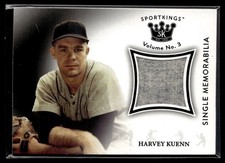 2022 Sportkings Single Memorabilia Jersey Harvey Kuenn #SM-HK