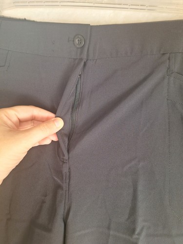 Pantaloncini da golf Skechers Gowalk 9"" neri donna 3XL Fairway Active bermuda stoppino nuovi con etichette - Foto 4 di 12