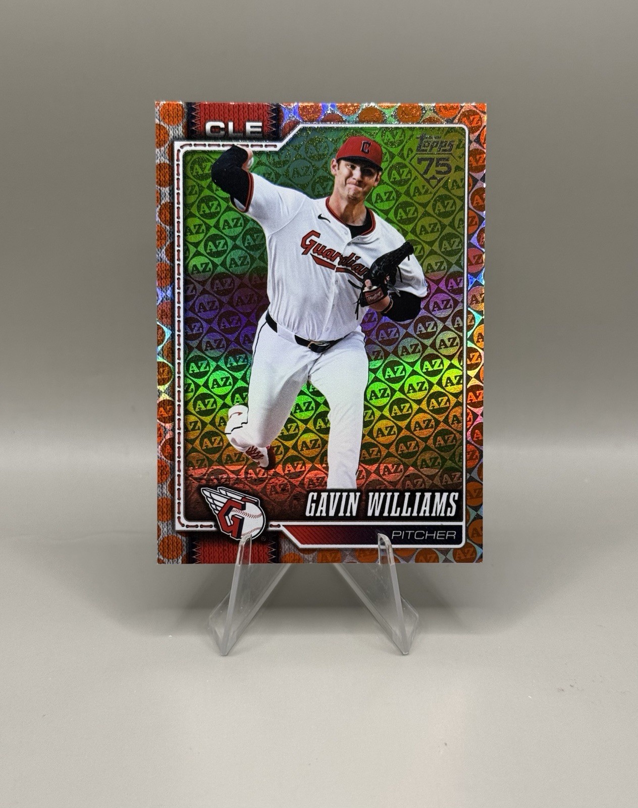 2026 Topps Gavin Williams #254 Orange Spring Training Foil 12 /25 Guardians 🔥