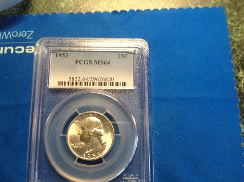 1953 PCGS MS64 Washington Quarter