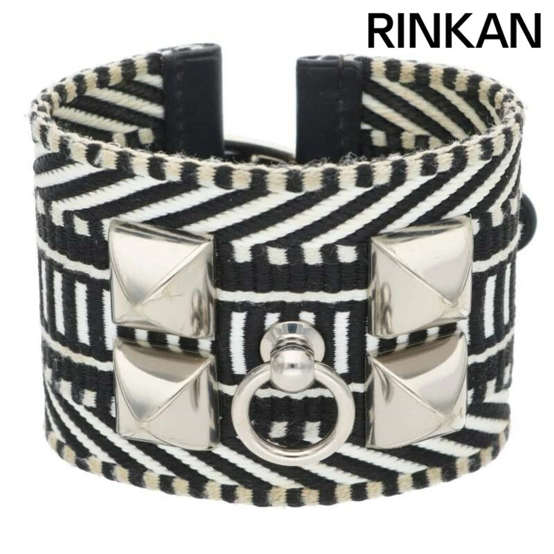 HERMÈS Bracciale donna Hermes Corriedo ciano caval tela x pelle usato4d2b709