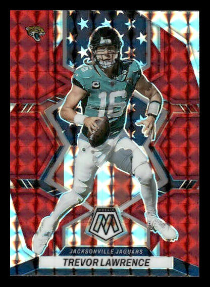 2022 Panini Mosaic #267 Trevor Lawrence Mosaic Red Jacksonville Jaguars