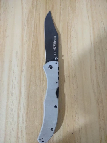 Cold Steel Broken Skull Folding Knife Gray Handle
