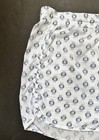 Gap Body Sz L Cotton Modal Lounge PJ Shorts White w/Ikat Blue Windowpane Pattern — photo 4