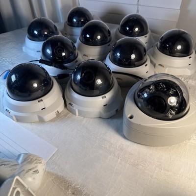 Axis Security Surveillance Outdoor Camera System Components