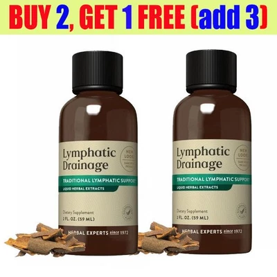 AS SHOWN Nature's Sunshine Lymphatic Drainage Liquid Detox, Bloat Relief Immune 2Oz UK