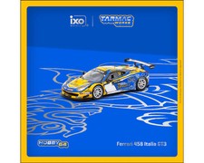 Tarmac Works 1:64 Ferrari 458 Italia GT3 GT Asia 2016 C. Van Dam P. Bhirombhakdi