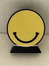 Vivitar Digital Clock Yellow Smile Happy Face Novelty Tested Working  Battery Op