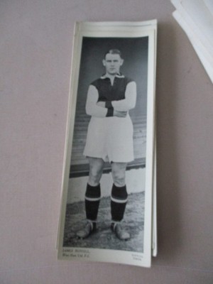 Aktuelle Zeiten Karten FUSSBALLER 1938 James Russell West Ham United
