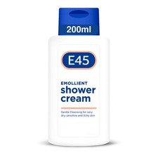 Image of E45 Emollient Shower Cream 200ml Nourishing Shower Cream for Dry Skin