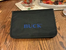 Buck Knives Black Nylon Butterfly Knife Case,holds 16 knives,VG Used Condition