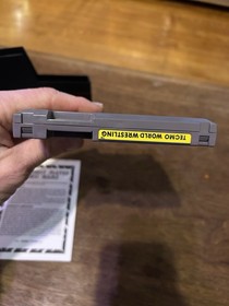 Tecmo World Wrestling (Nintendo NES 1990) probado aut&eacute;ntico OEM funda