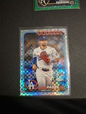 2024 Topps Chrome Update #USC186 Andy Pages X-Fractor Dodgers RC