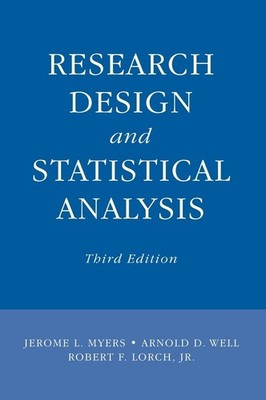 Research Design and Statistical Analysis: Third Edition - Myers, Jerome L.|W...