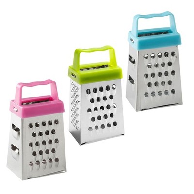 3Pcs Four Sided Cheese and Vegetable Grater Space Saving Kitchen Graters