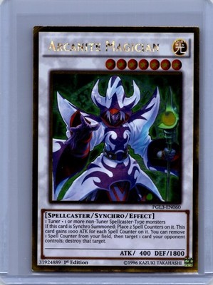 Arcanite Magician 1st Edition Gold Rare Premium Gold: Infinite Gold PGL3-EN060 L