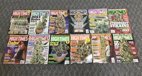 HIGH TIMES MAGAZINE LOT OF 12 2013 All 12 Months