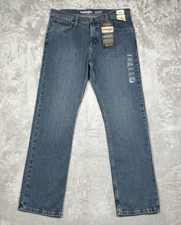 Wrangler 4 Way Flex Denim Jeans Men’s 32x30 (Fits 33x31) Stretch Straight New