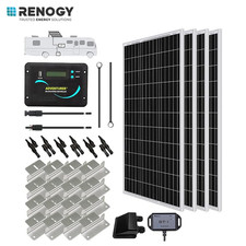 Renogy 400W 12V Monocrystalline Solar RV Kit ...