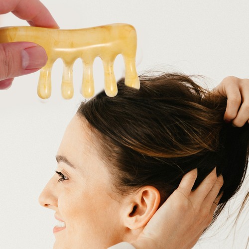 2 Pezzi Massaggiatore Capelli Cuoio Capelluto per Crescita Strumenti Raschietto Pettine Uomo Tiragraffi - Foto 6 di 12