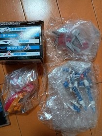 Sega Saturn Shooting Game Lot Darius Gaiden Layer Section Wolf Fang Figure Set 