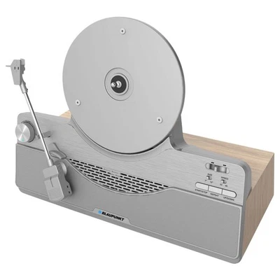 Platine vinyle verticale Bluetooth Blaupunkt argent 2 x 5 W stéréo compact - Photo 1/4