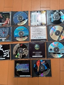 Sega Saturn Shooting Game Lot Darius Gaiden Layer Section Wolf Fang Figure Set 