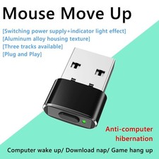 USB Mouse Jiggler Wiggler Mover Shaker Undetectable for Computer Laptop New