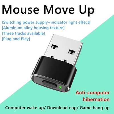 USB Mouse Jiggler Wiggler Mover Shaker Undetectable for Computer Laptop New