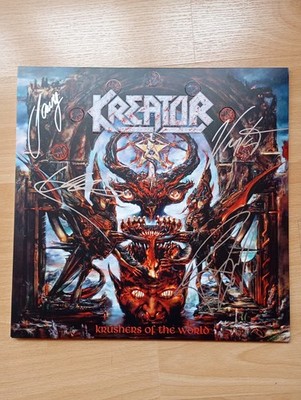 Kreator   Krushers Of The World, Box! full signed!!!